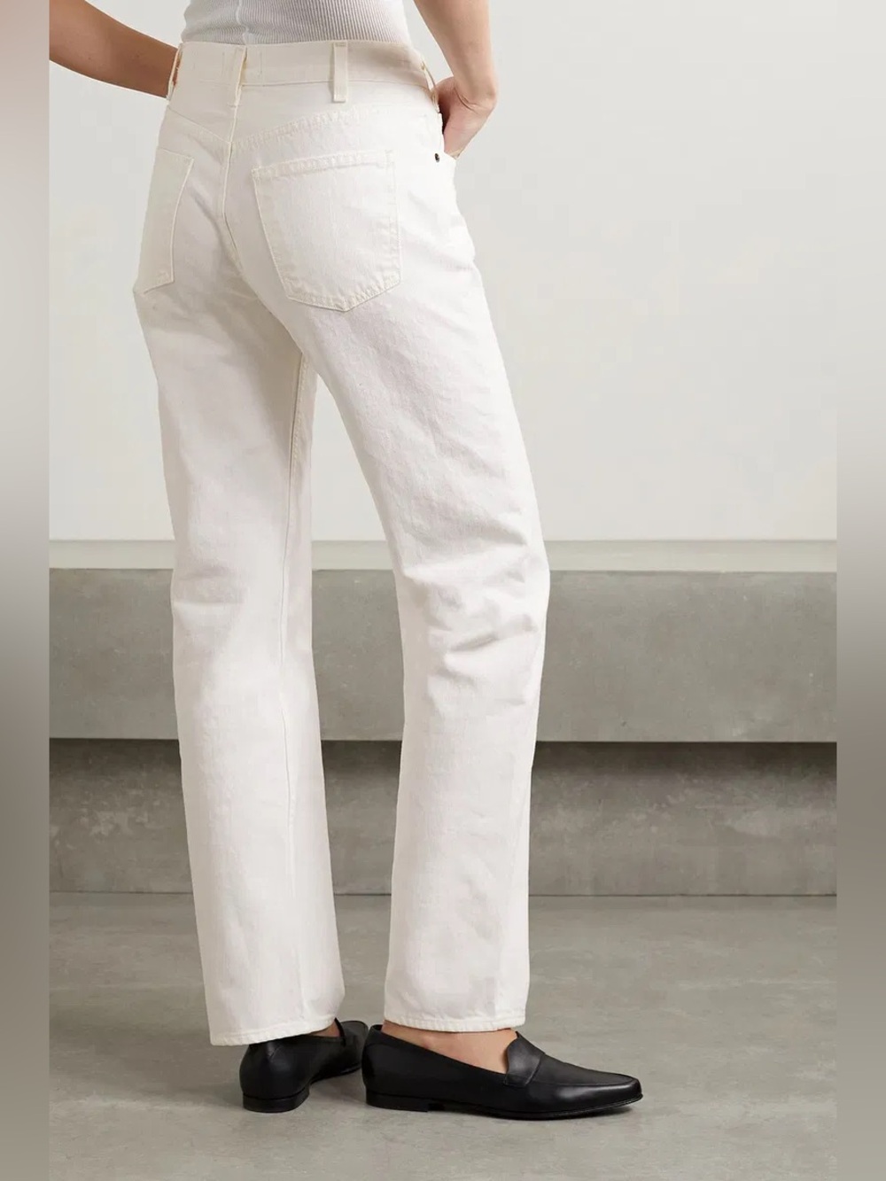 NILI LOTAN Smith cotton mid-rise straight jeans - Picture 5 of 12